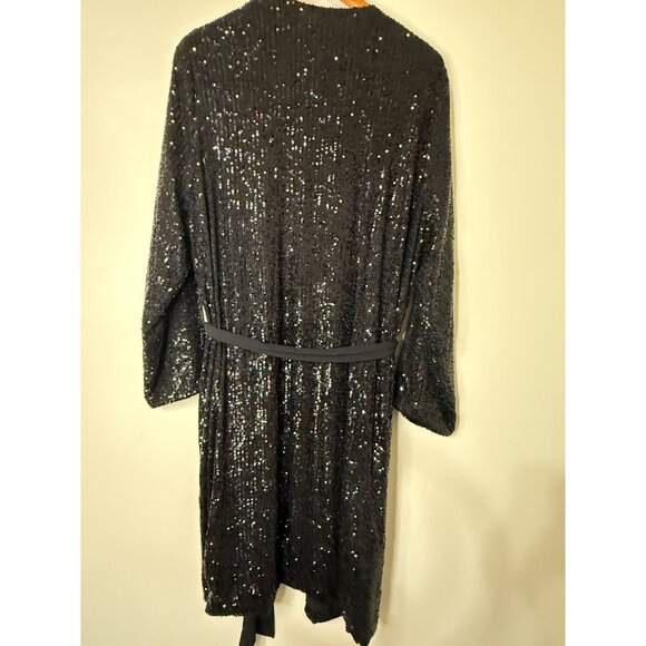 Show Me Your Mumu Encore Duster Midnight Glitz Sequins 2X NWT - Picture 5 of 10
